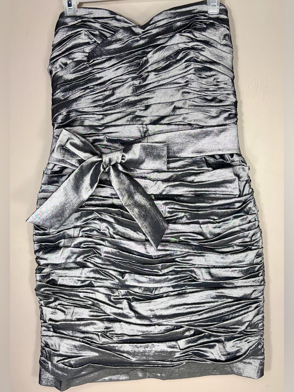 CALVIN KLEIN Strapless Ruched Cocktail Dress
